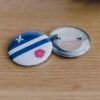 Button- Franco-Albertan Flag- Pack of 50