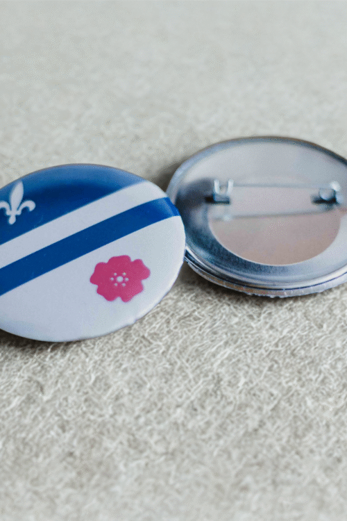 Macaron - Drapeau franco-albertain - Paquet de 50