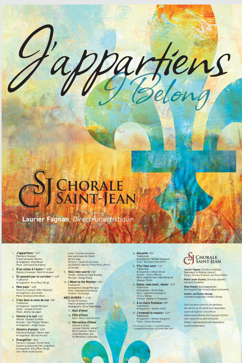 J’appartiens : Chorale Saint-Jean